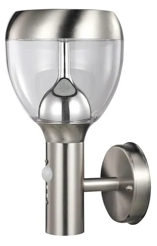 Kültéri LED fali lámpa mozgásérzékelővel 6,5W 450lm szatin...