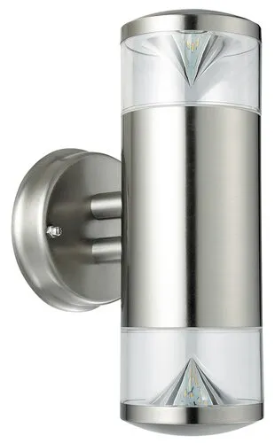 Kültéri fali lámpa GU10 2x9W szatin króm Charlotte 