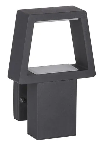 Kültéri LED fali lámpa 10,5W 900lm 3000K antracit Arizona ...