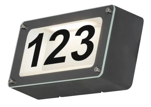 LED Házszám világítás 6W 480lm 4500K antracit Hannover...