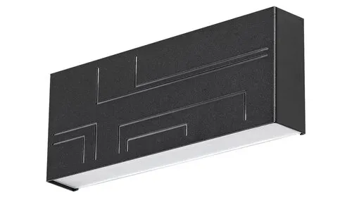 Kültéri LED fali lámpa 12W 780lm 4000K fekete Maribor