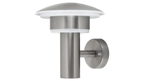 Kültéri LED fali lámpa 9W 1000lm 4000K szatin króm/opál üv...