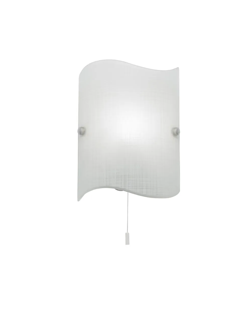 ENDON Wave Fali lámpa fém|üveg Matt mintás fehér üveg,króm...