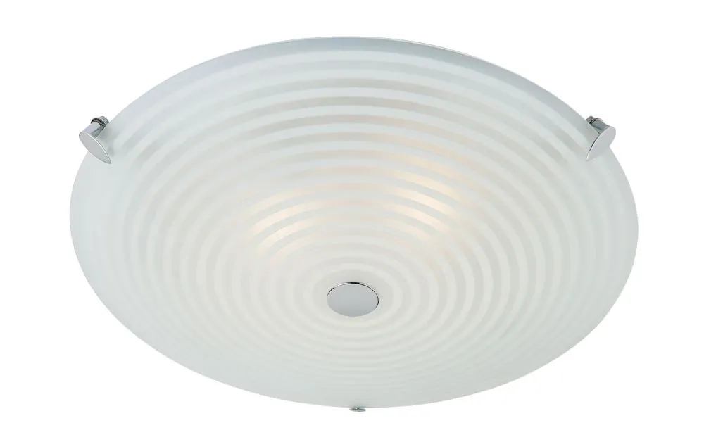 ENDON Roundel Beltéri mennyezeti lámpa E14 2x40W fehér/üve...