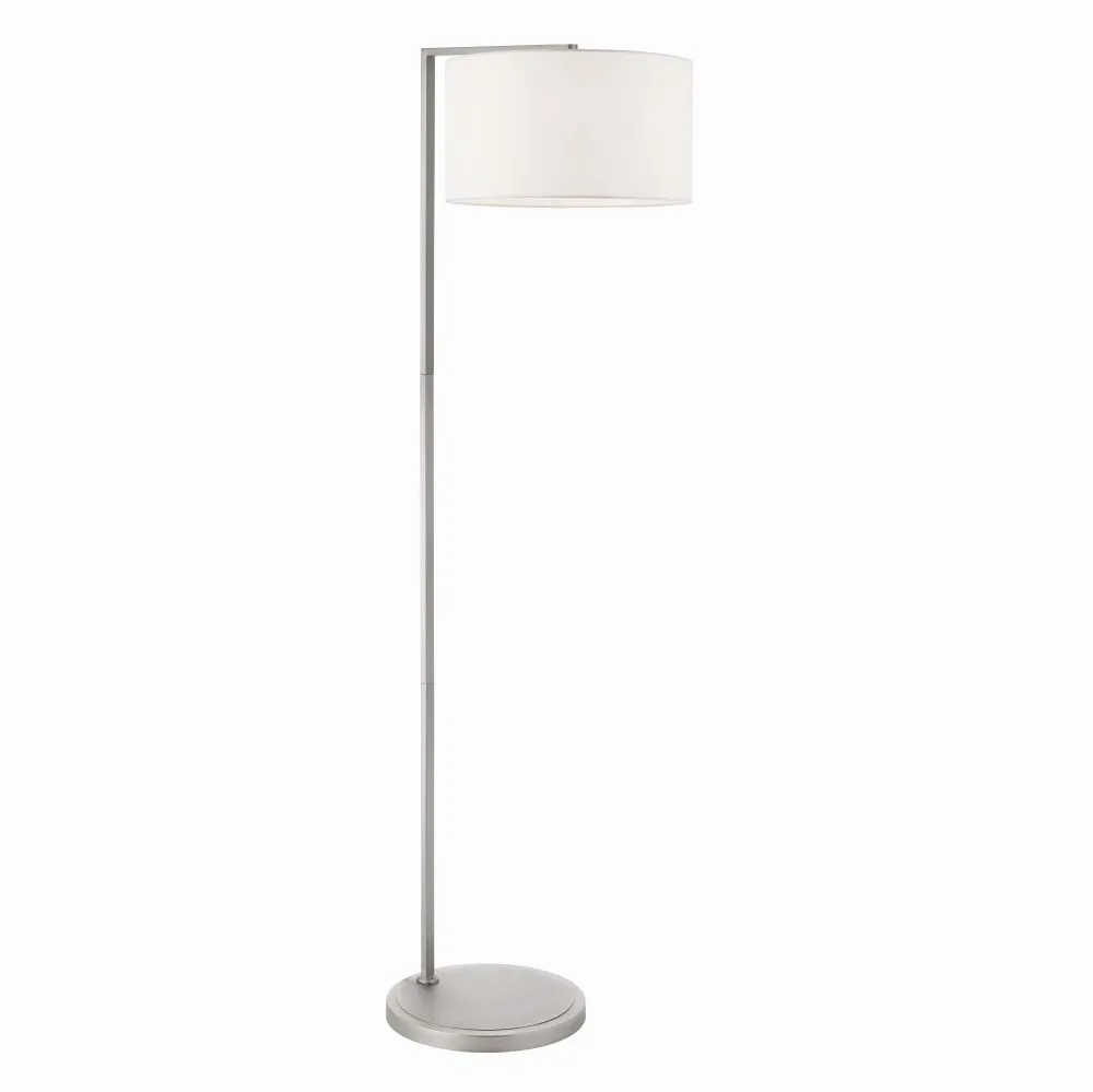 ENDON Daley Beltéri állólámpa E27 1x40W nikkel, fehér