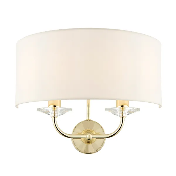 ENDON Nixon Fali lámpa fém|kristály réz hatású lemez,vinta...