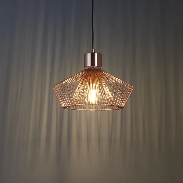 ENDON Kimberley Függeszték fém réz lemez