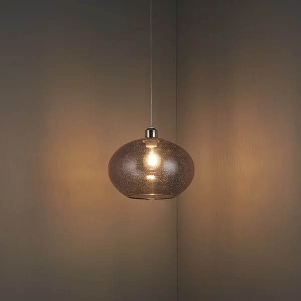 ENDON Dimitri Függeszték E27 40W szürke /csak búra, kábel ...