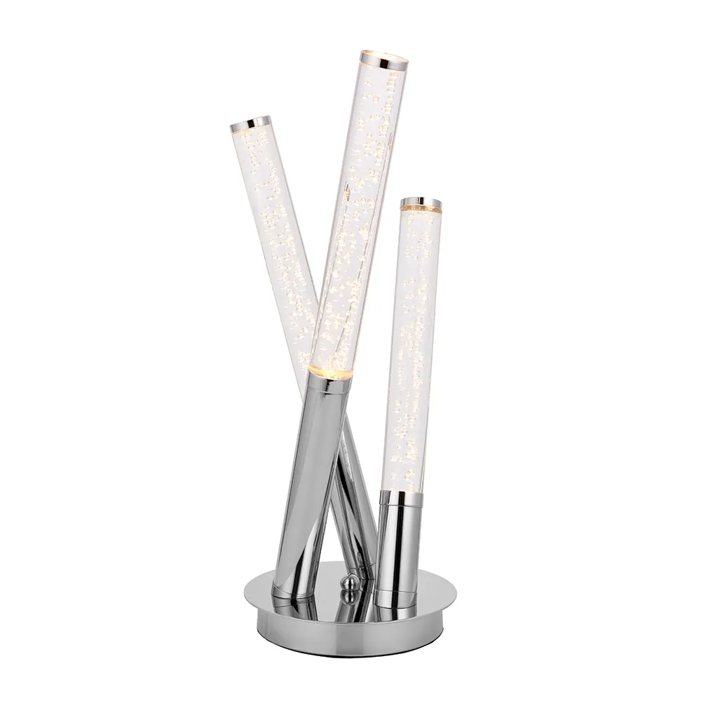ENDON Glacier Éjjeli lámpa LED 3x1.5W króm