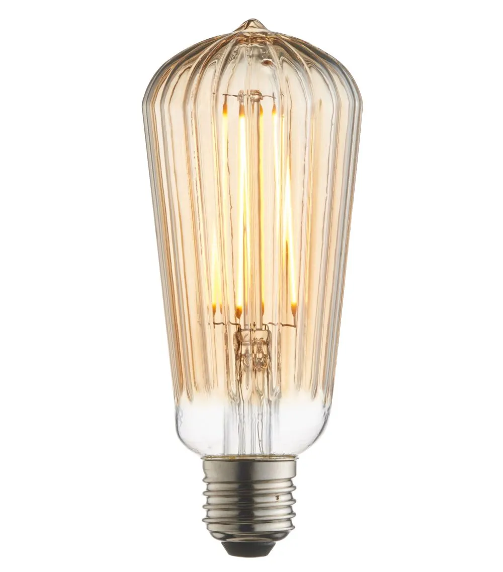 ENDON Ribb Filament LED izzó E27 4W meleg fehér 760lm 