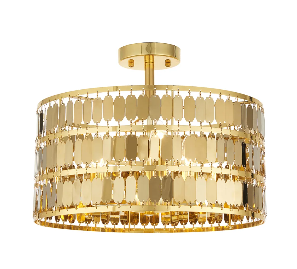 ENDON Eldora Beltéri mennyezeti lámpa E14 3x40W arany