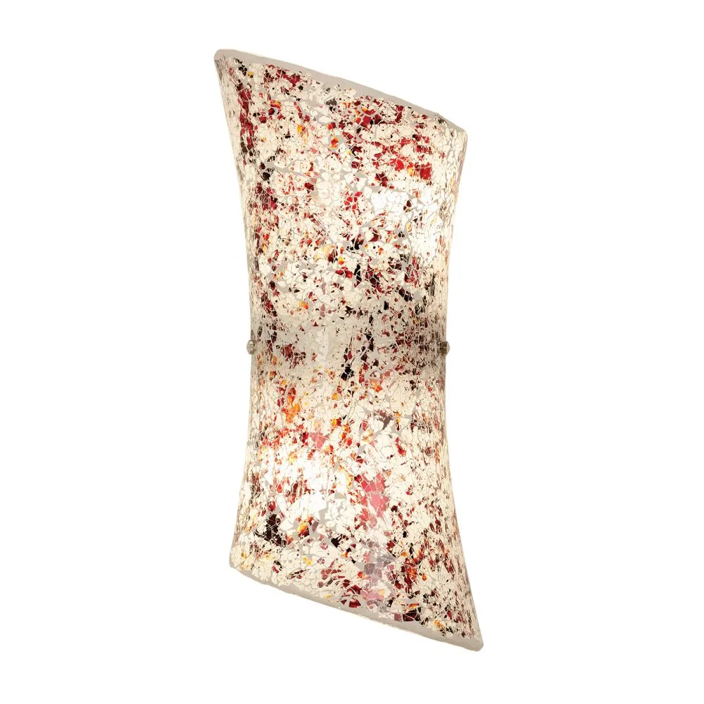 ENDON Marconi Fali lámpa fém|üveg mozaik kevert világos sz...