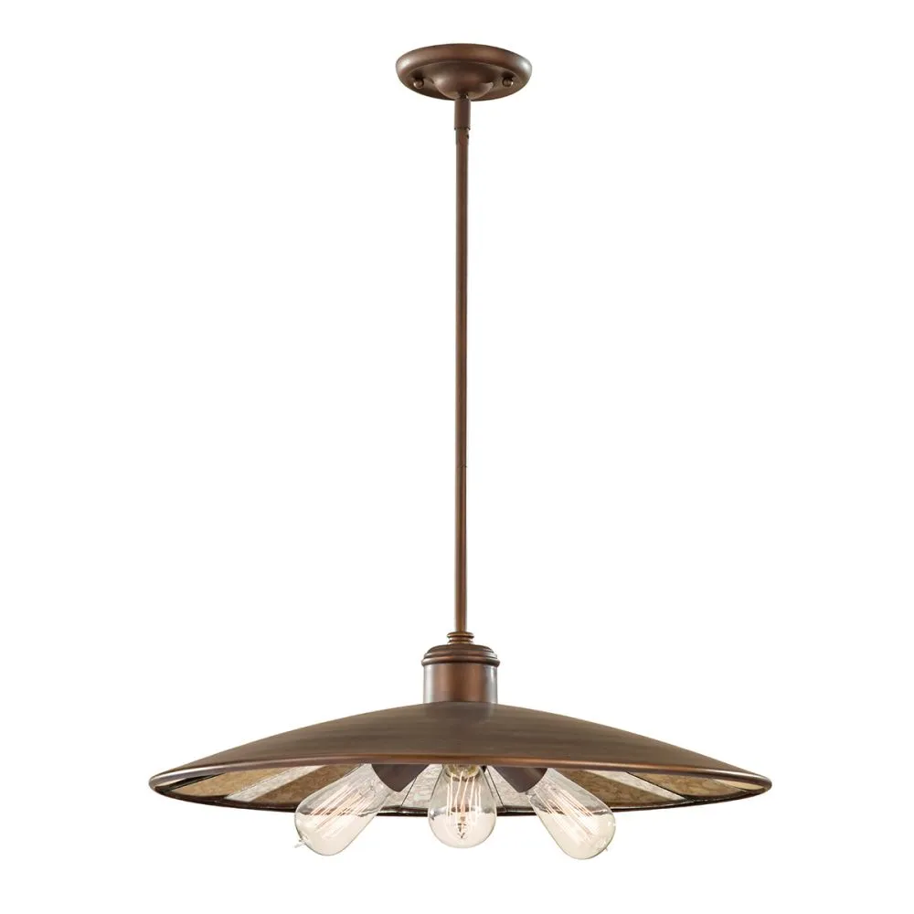 ELSTEAD Urban Beltéri függeszték E27 3x60W bronz (nagy mér...