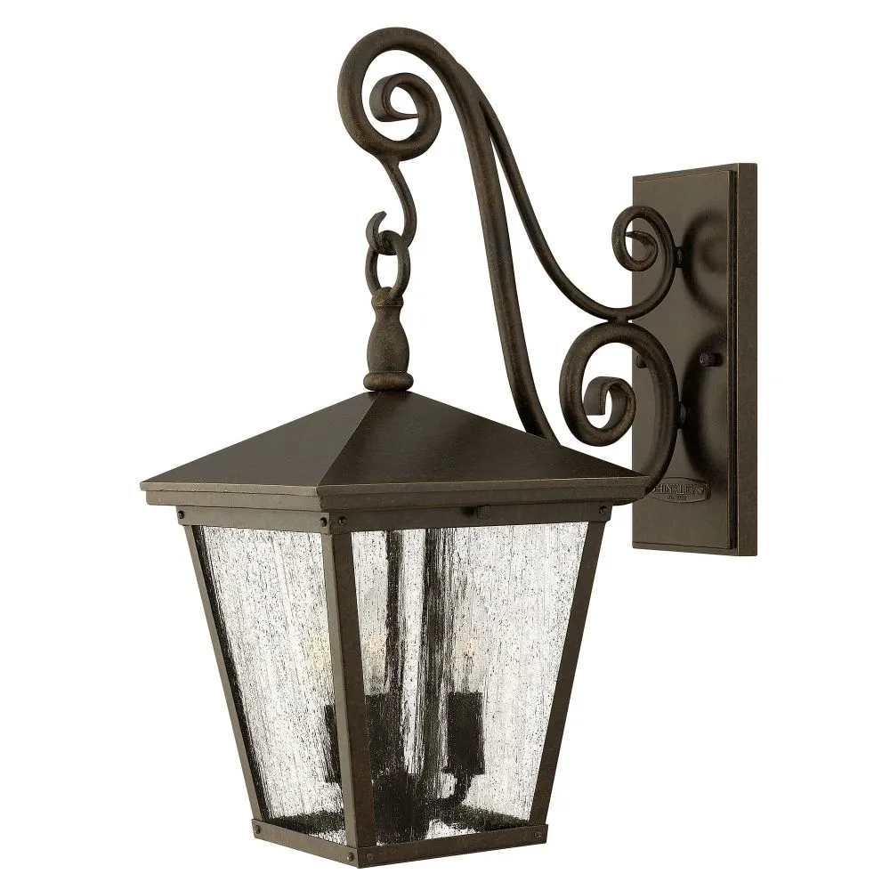 Elstead TRELLIS Kültéri fali lámpa E14 3x60W bronz