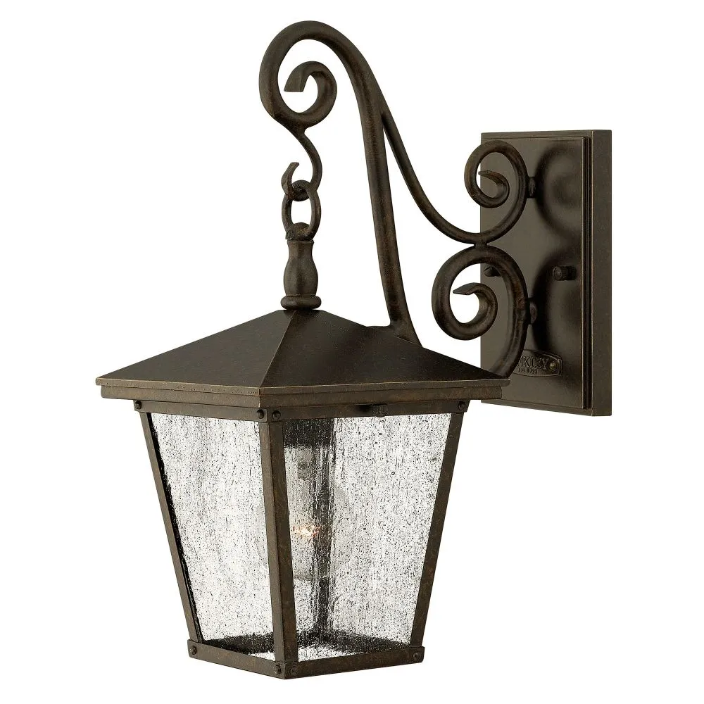 Elstead TRELLIS Kültéri fali lámpa E27 100W bronz
