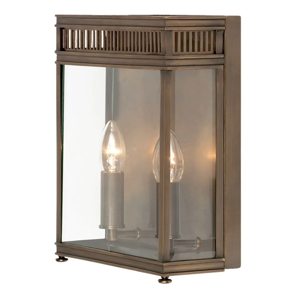 ELSTEAD Holborn Kültéri fali lámpa E14 2x60W bronz (közepe...