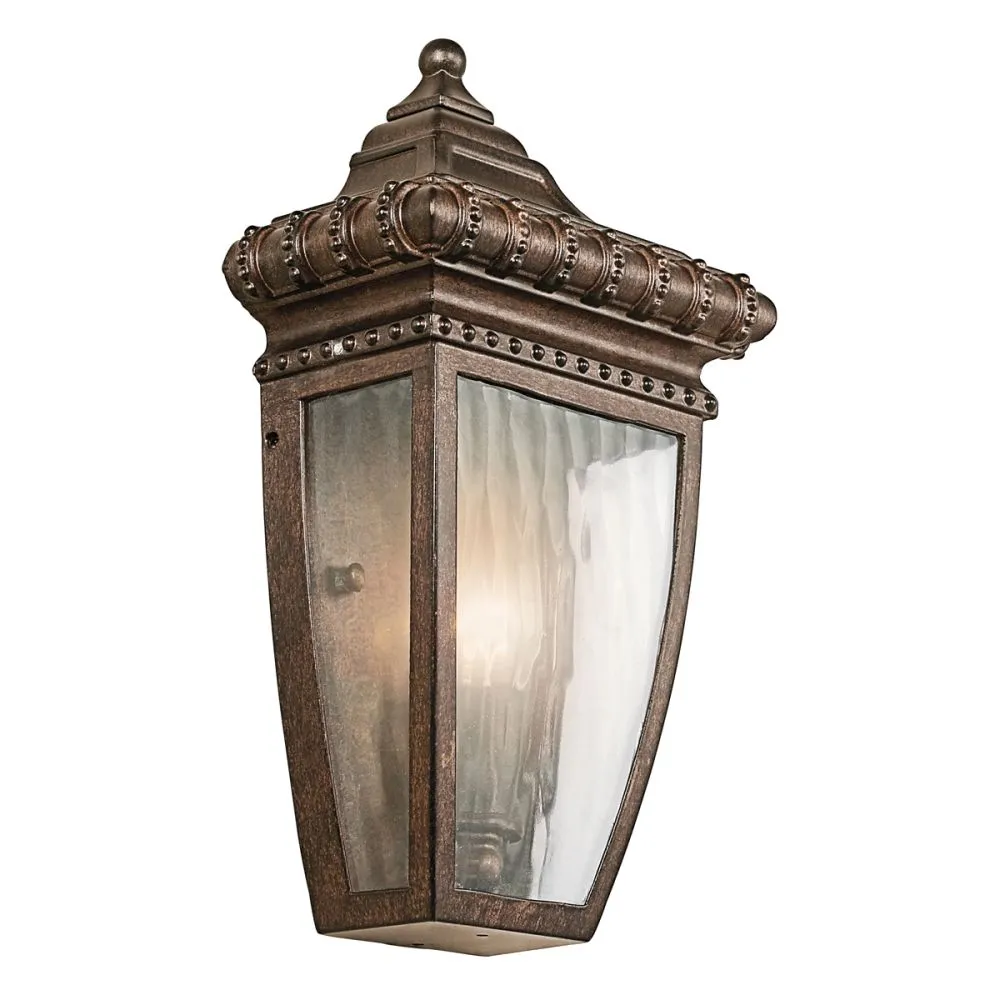 Elstead VENETIAN RAIN Kültéri fali lámpa E14 60W bronz