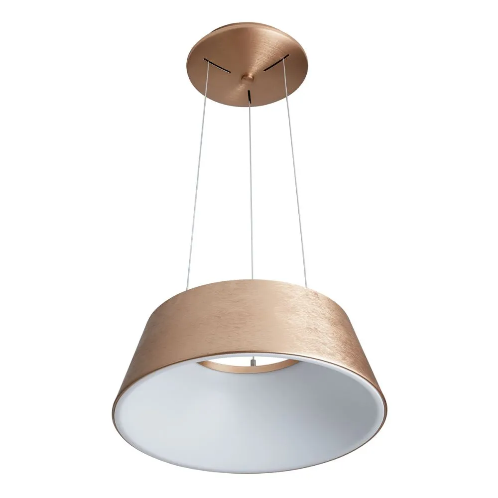 Italux Lunga Függeszték LED 40W meleg fehér 2200lm barna ...