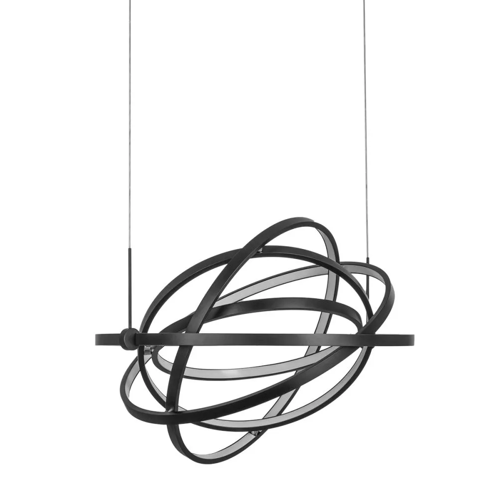 Italux Tryton Függeszték LED 56W meleg fehér 3850lm fekete...