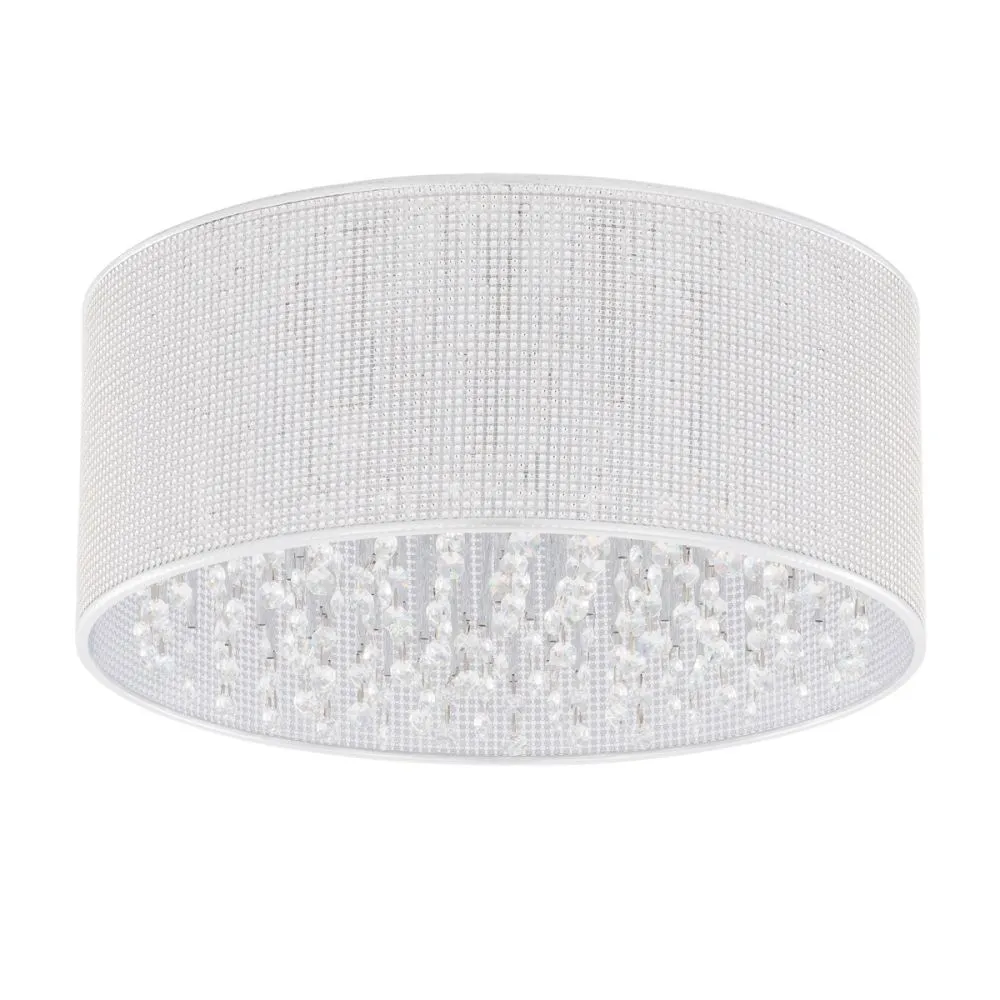 Italux Quartz II  Beltéri mennyezeti lámpa G9 6x33W króm/f...