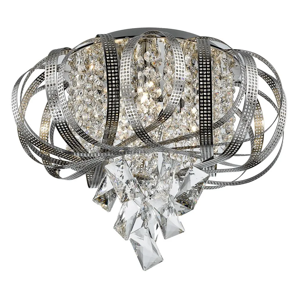 Italux Jett Beltéri mennyzetei lámpa G9 5x42W szürke/üveg...