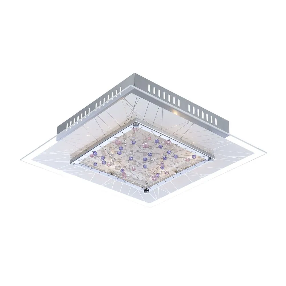 Italux Gren  Beltéri mennyezeti lámpa G9 6x33W króm