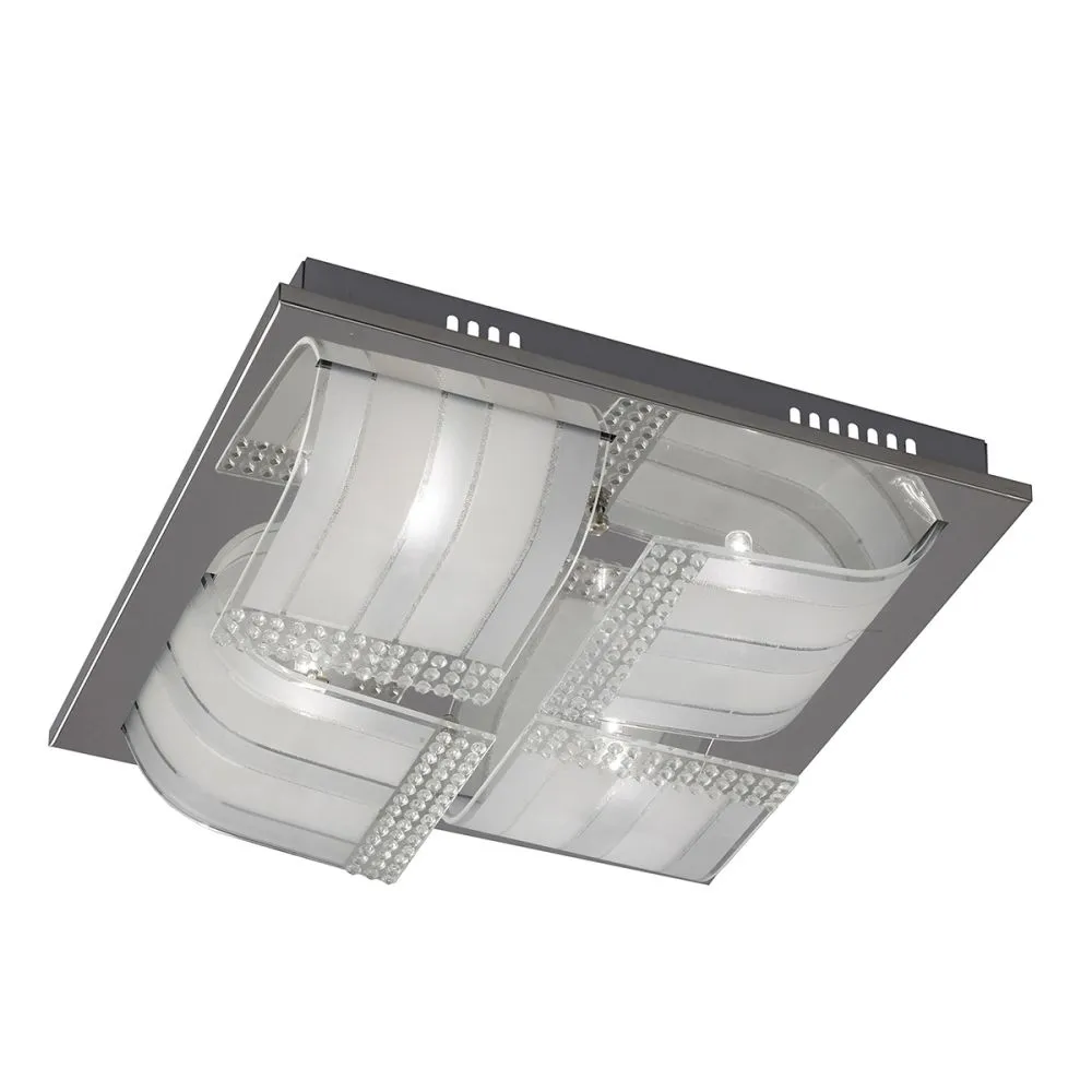 Italux Roto Beltéri mennyezei lámpa G9 4x33W króm