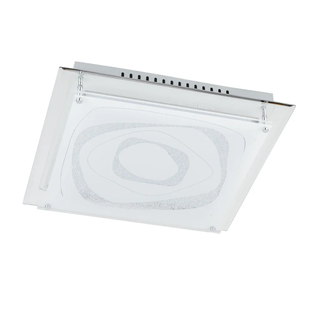 Italux Verso Beltéri LED mennyezeti lámpa 20W fehér/üveg...