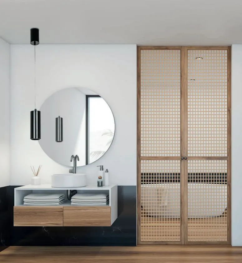 Italux Moldes Medium BL/GO Pendant 4000K  IT-HL7718/7W 400...