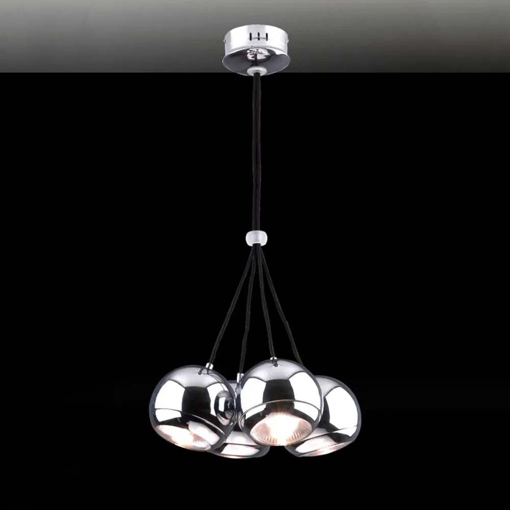 Italux Sferio Függeszték GU10 4x50W króm /KIFUTÓ!!/