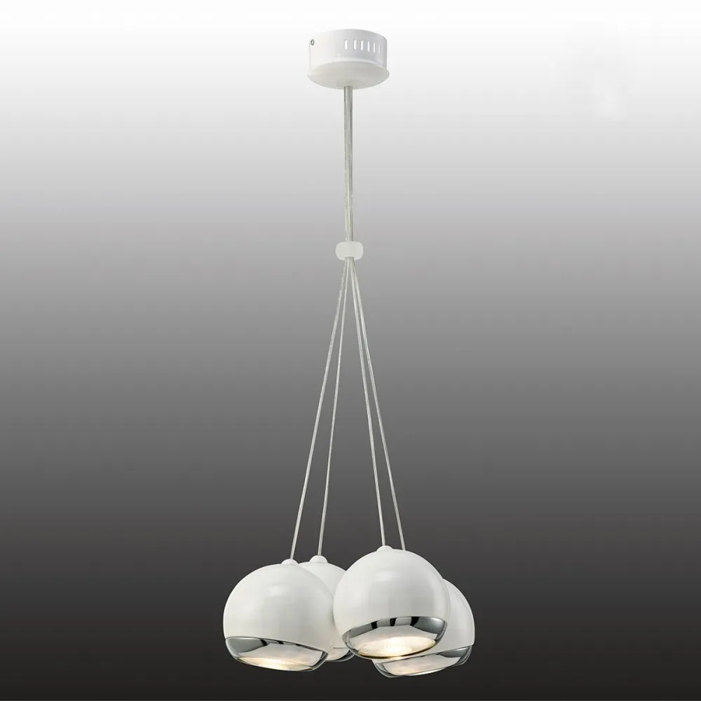 Italux Sferio Függeszték GU10 4x50W fehér /KIFUTÓ!!/