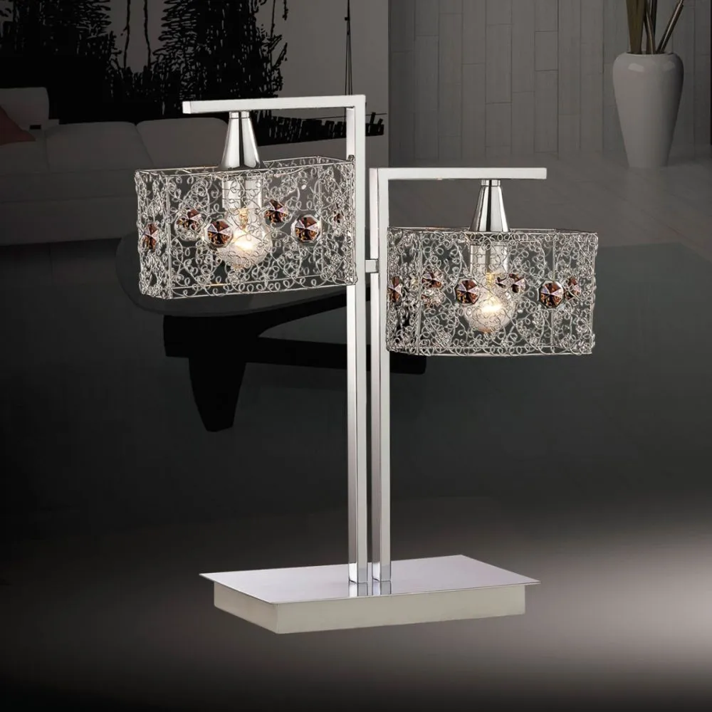 Italux Eden Éjjeli lámpa E14 40W króm