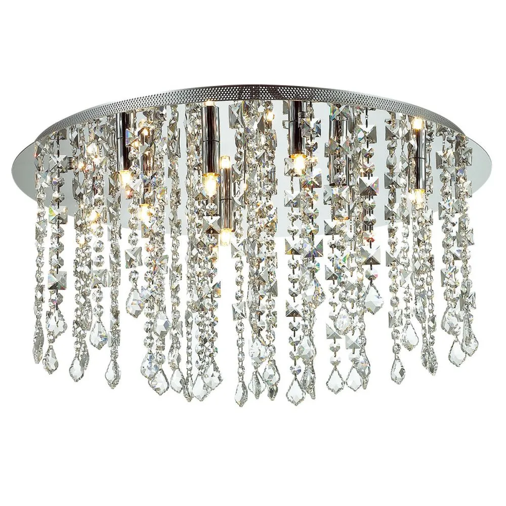 Italux Shiraz Beltéri mennyezeti lámpa G9 12x40W kristály/...