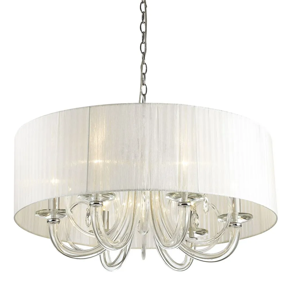 Italux Mulber Függeszték E14 6x40W króm