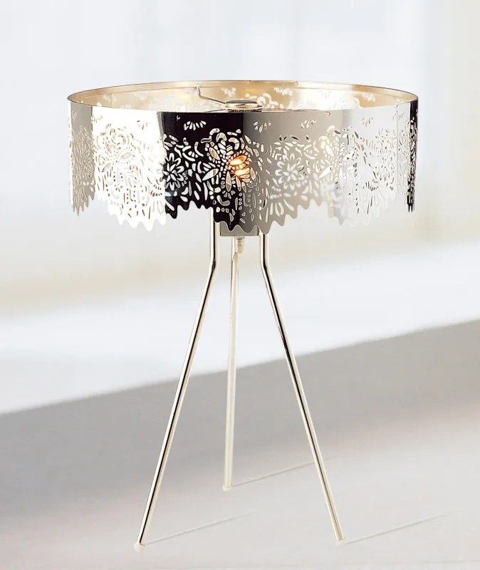 Italux Afrodyta Éjjeli lámpa E14 40W króm