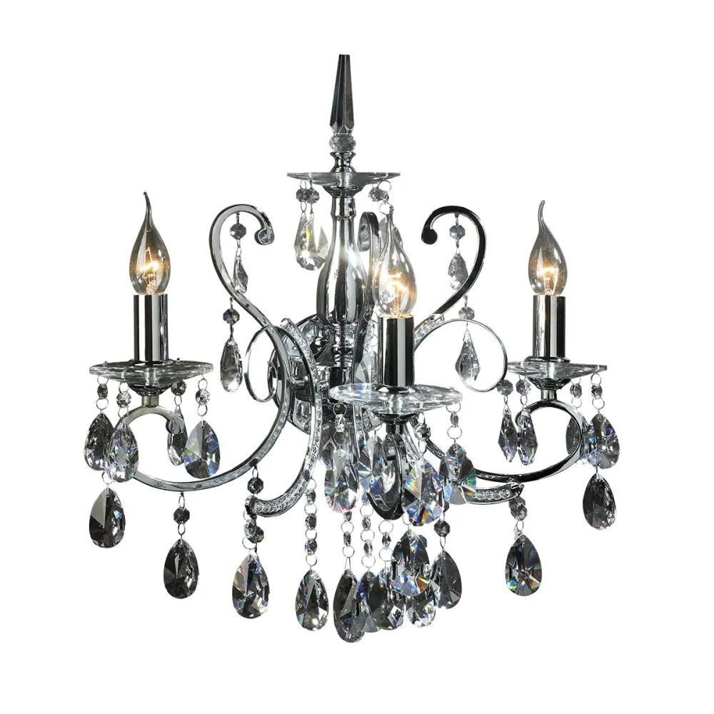 Italux Barocco Chrome Beltéri függeszték E14 3x40W króm...