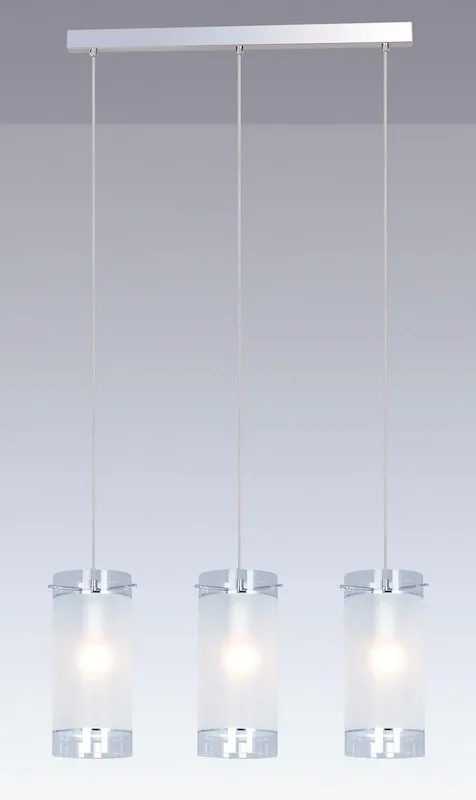 Italux Vigo Beltéri függeszték E27 3x60W króm, fehér