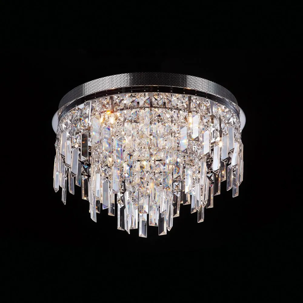 Italux Lavenda Beltéri mennyezeti lámpa G4 10x20W króm/ezü...