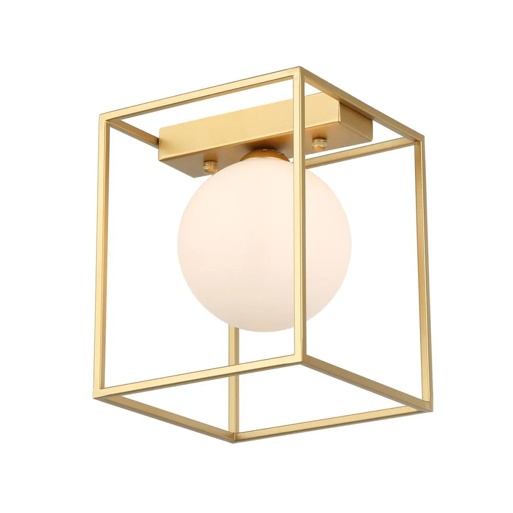 Italux Mediamo  Beltéri mennyezeti lámpa G9 1x25W arany/fe...