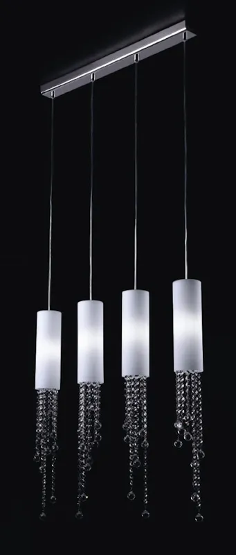 Italux Waterfall Függeszték G9 4x28W fehér/KIFUTÓ!!/