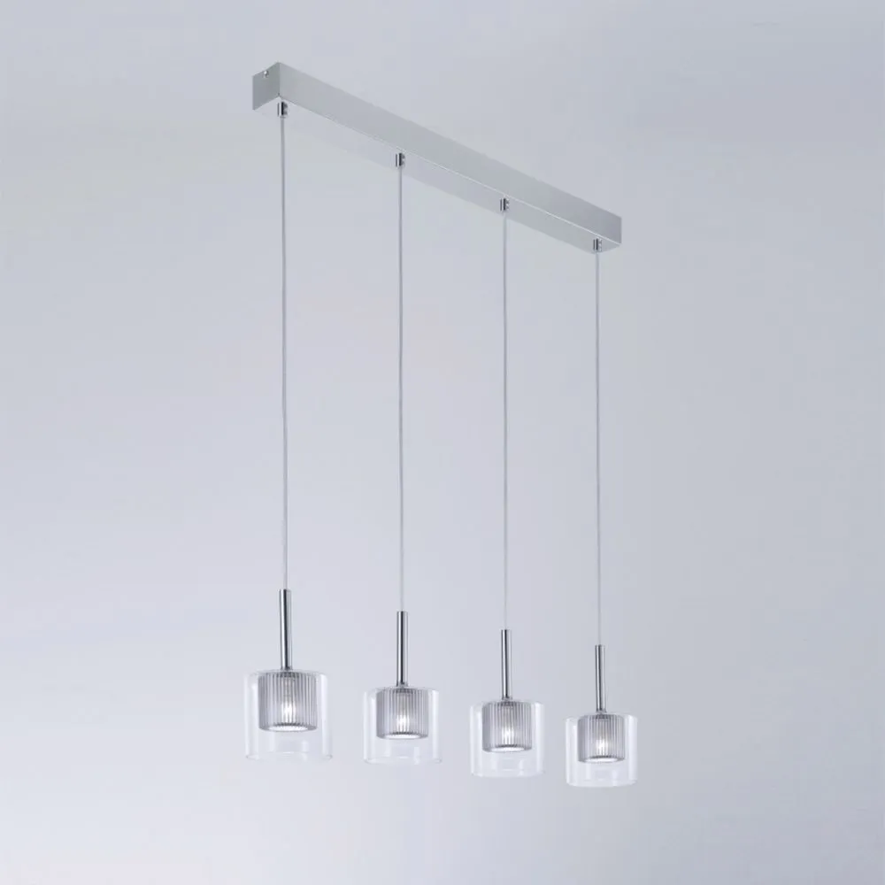 Italux Estiva Függeszték G9 4x42W króm /KIFUTÓ!!/