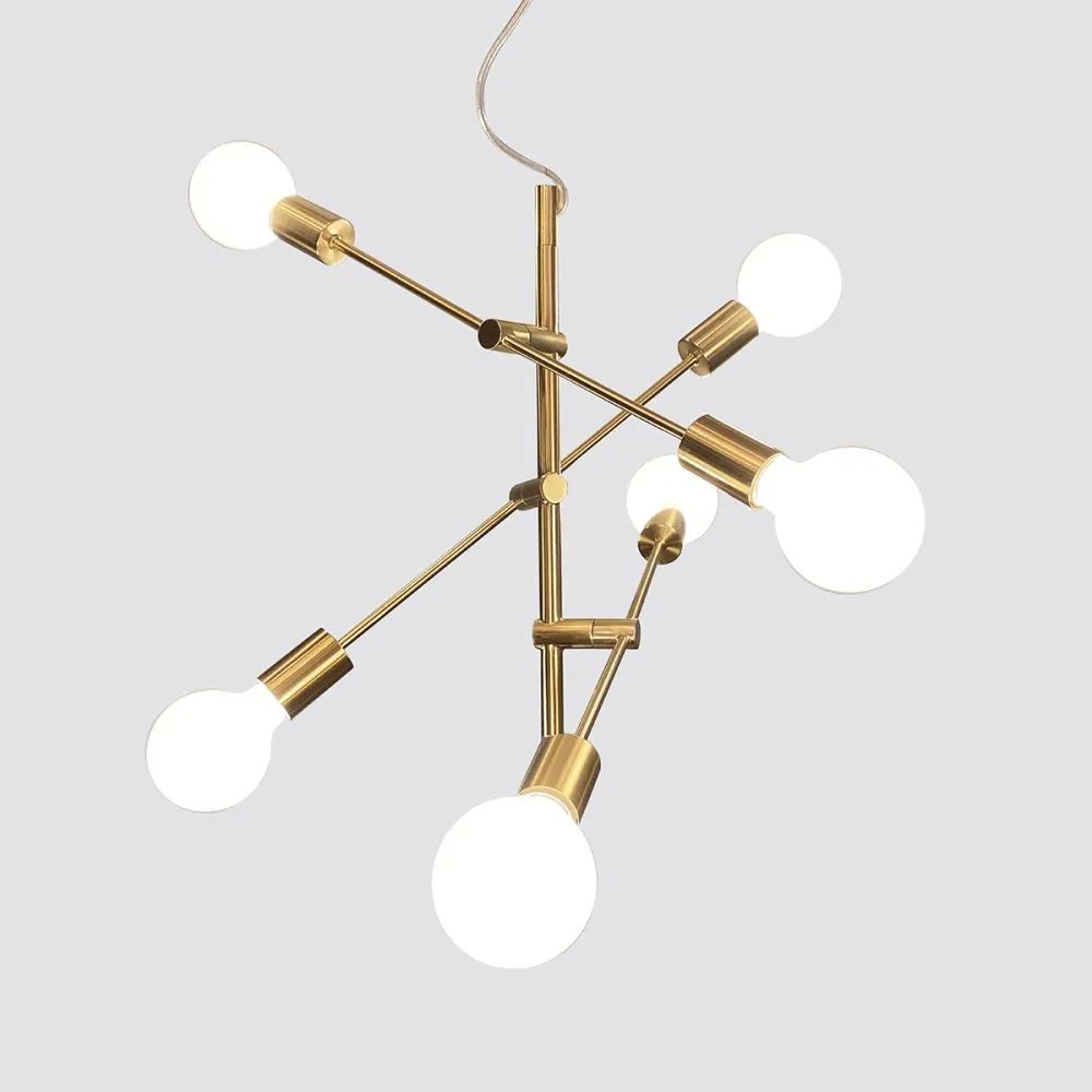 Italux Serpo Függeszték E27 6x40W réz