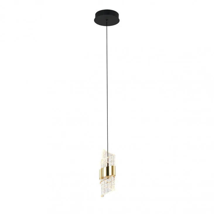 Italux Tonga - IT-PND-26374-1-8W-3K-BK-GD