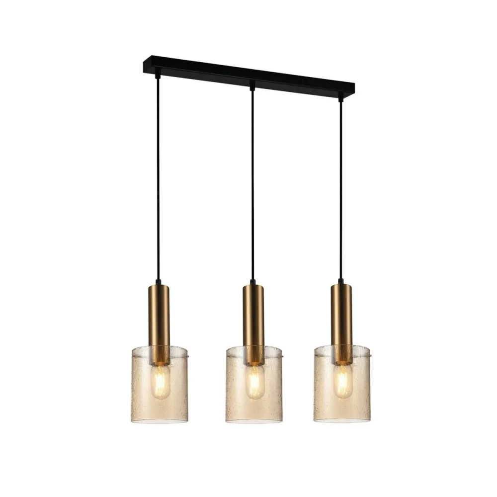 Italux Sardo Rain Függeszték E27 3x40W arany 