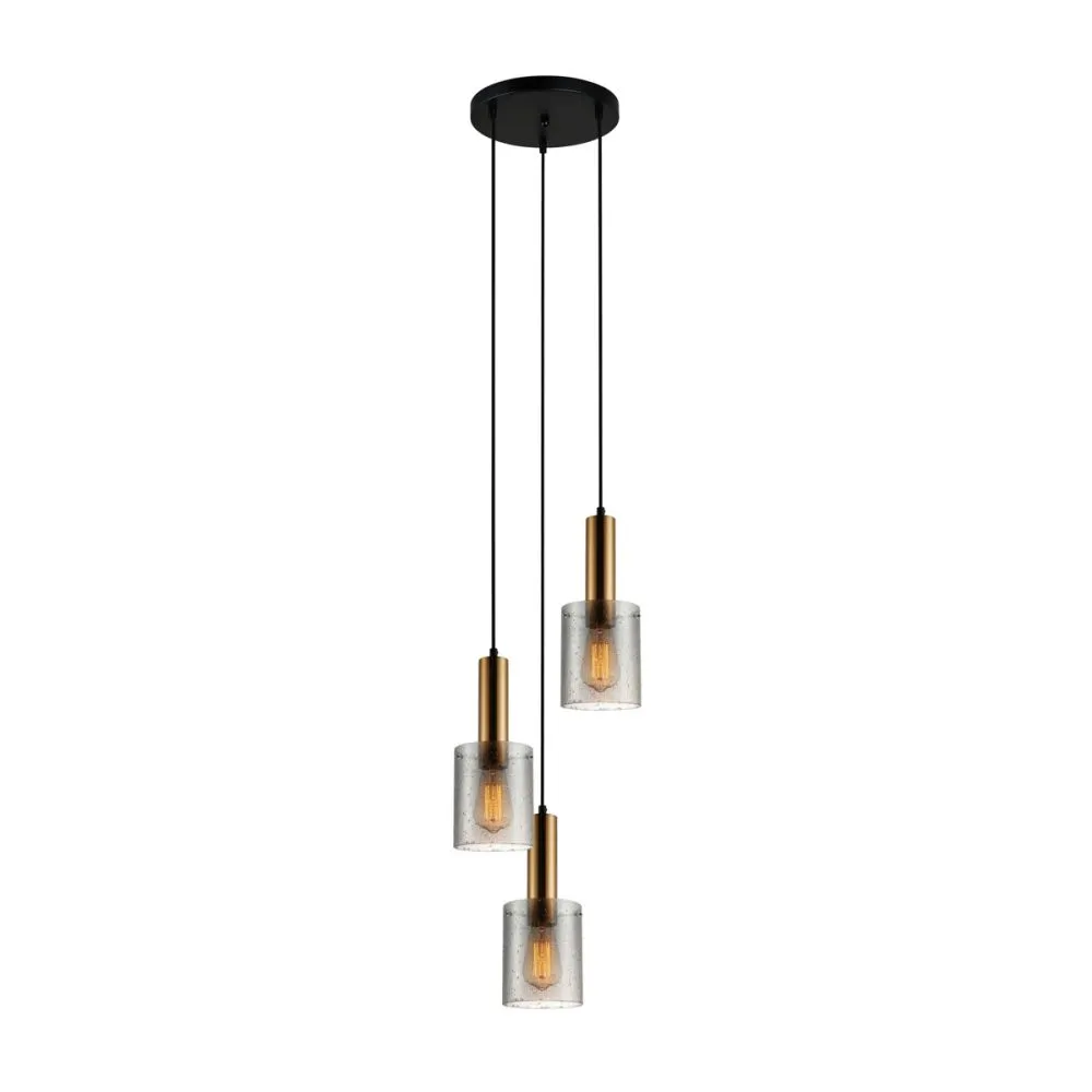 Italux Sardo Rain Függeszték E27 3x40W arany 