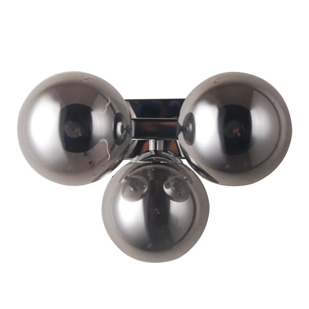 Italux Marbelio Beltéri fali lámpa G9 3x28W króm