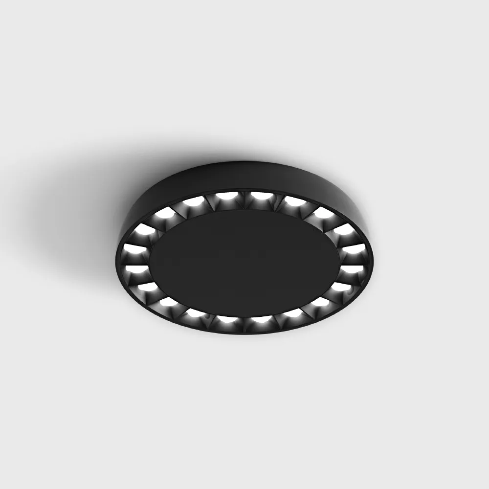 Surface mounted luminaire TURBINE, D191mm, H54mm, CREE LED...