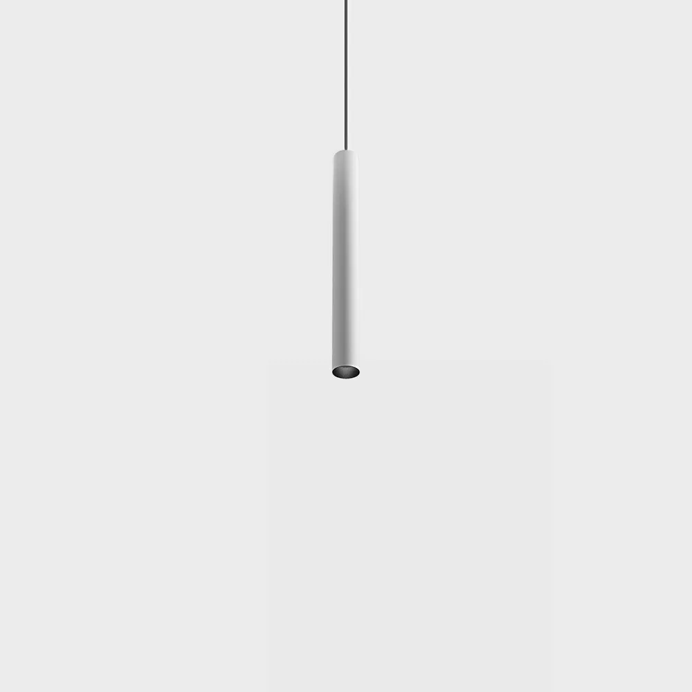 Pendant luminaire with surface base TUB S P 200, D30mm, H2...