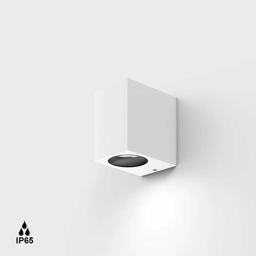 Surface mounted luminaire GRAPH1. L100mm, W73mm, H100mm, G...