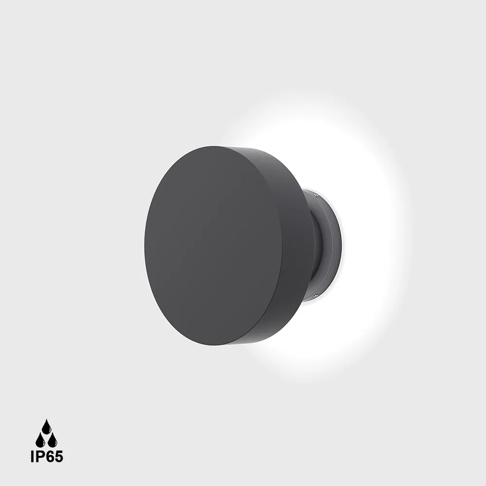 Surface mounted luminaire BUTTON IP. D 140mm, sp92mm, Brid...